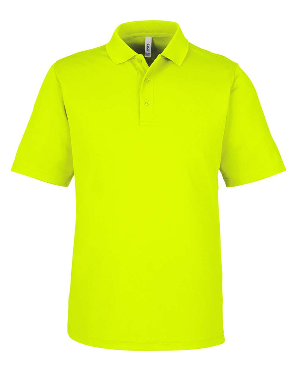 CORE365 Men's Market Snag Protect Mesh Polo. CE104 - Safety Yellow