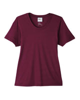 CORE365 Women's Fusion ChromaSoft™ Performance T-Shirt. CE111W - Burgundy