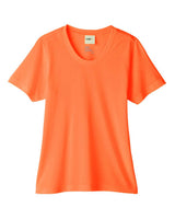 CORE365 Women's Fusion ChromaSoft™ Performance T-Shirt. CE111W - Campus Orange