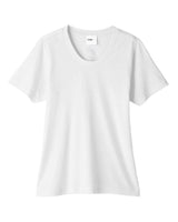CORE365 Women's Fusion ChromaSoft™ Performance T-Shirt. CE111W - White