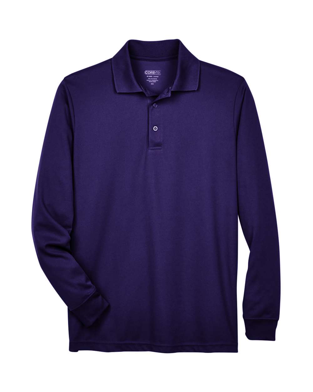 CORE365 Men's Pinnacle Performance Long Sleeve Piqué Polo. 88192 - Campus Purple