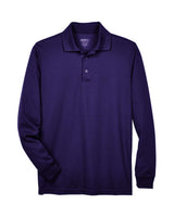 CORE365 Men's Pinnacle Performance Long Sleeve Piqué Polo. 88192 - Campus Purple
