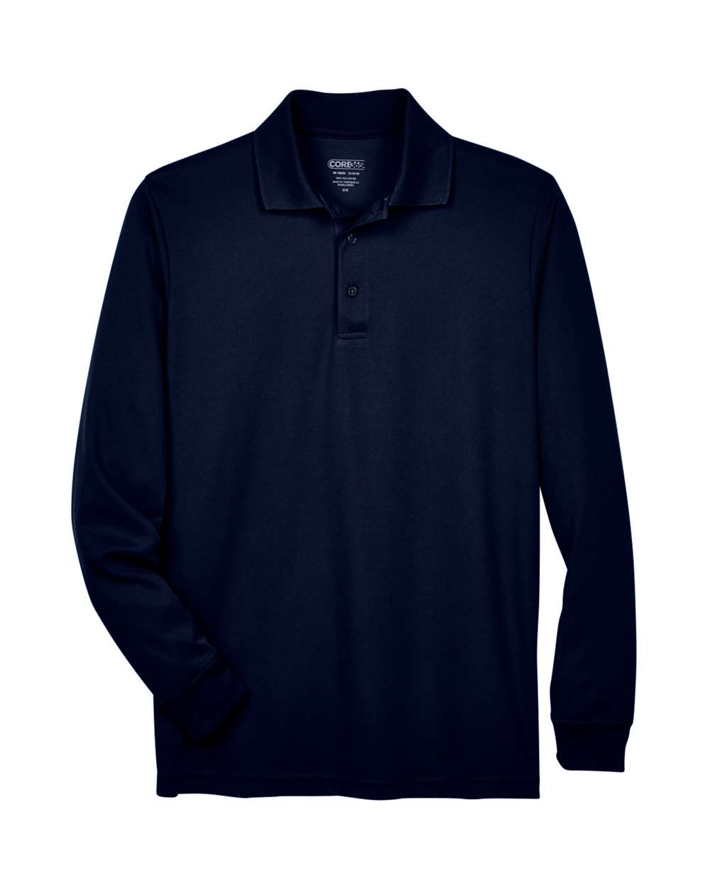 CORE365 Men's Pinnacle Performance Long Sleeve Piqué Polo. 88192 - Classic Navy