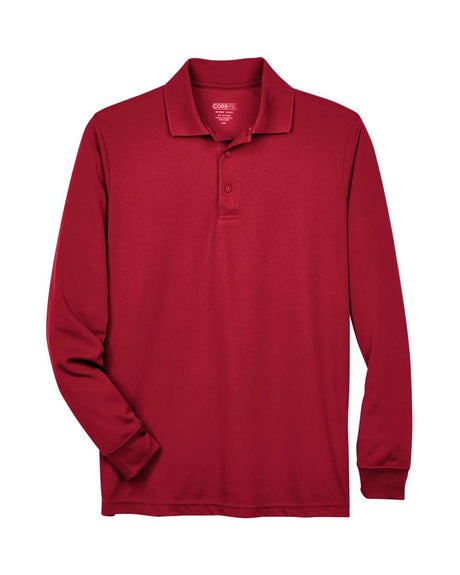 CORE365 Men's Pinnacle Performance Long Sleeve Piqué Polo. 88192 - Classic Red