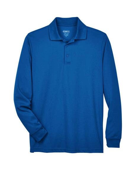 CORE365 Men's Pinnacle Performance Long Sleeve Piqué Polo. 88192 - True Royal