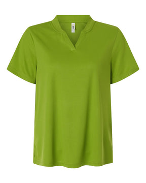 CORE365 Women's Nova Performance Pique Polo. CE108W - Acid Green