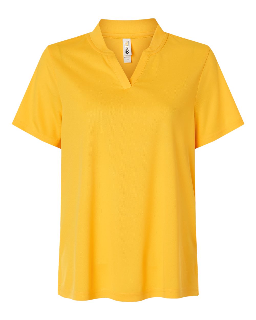CORE365 Women's Nova Performance Pique Polo. CE108W - Campus Gold