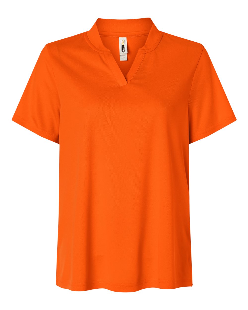 CORE365 Women's Nova Performance Pique Polo. CE108W - Campus Orange
