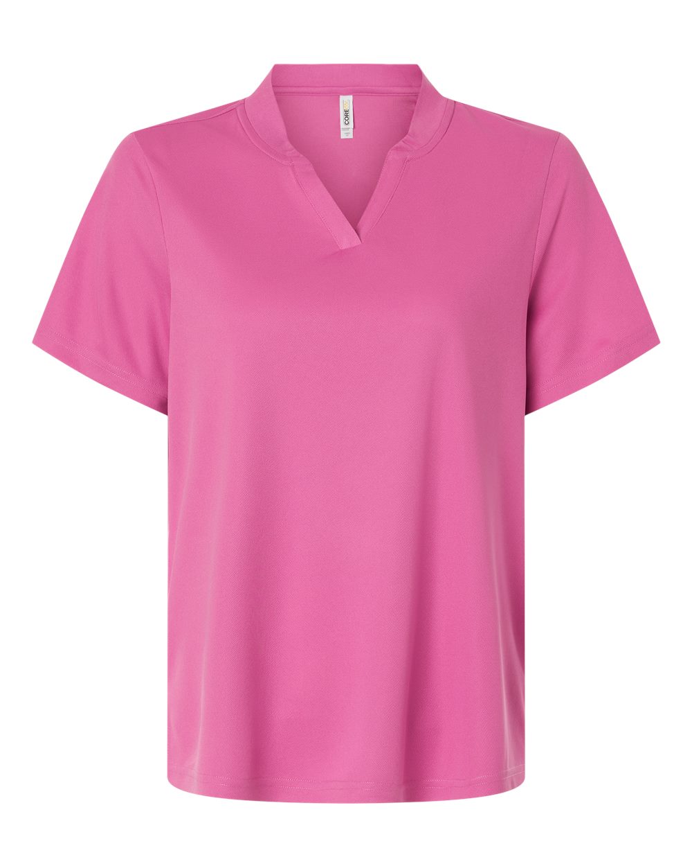 CORE365 Women's Nova Performance Pique Polo. CE108W - Charity Pink