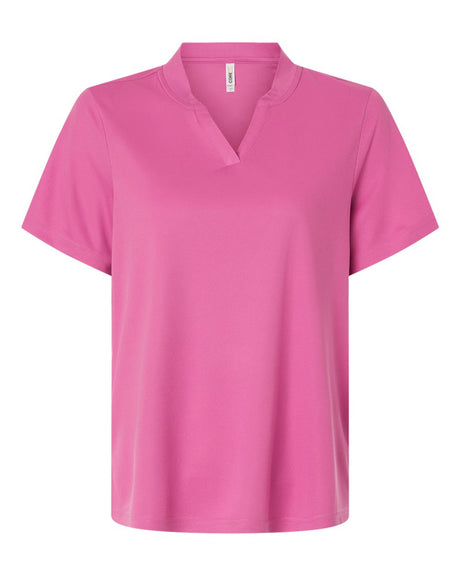 CORE365 Women's Nova Performance Pique Polo. CE108W - Charity Pink