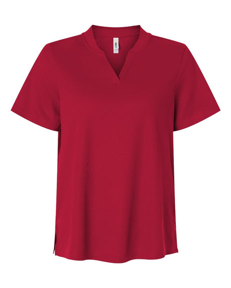 CORE365 Women's Nova Performance Pique Polo. CE108W - Classic Red
