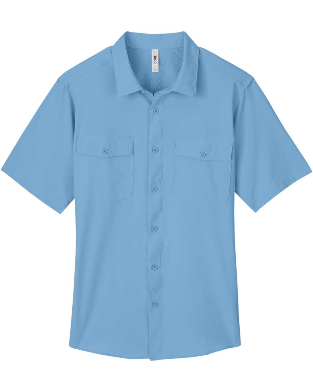 CORE365 Men's Ultra UVP® Marina Shirt. CE510 - Columbia Blue