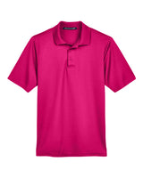 Devon & Jones Men's CrownLux Performance® Plaited Polo. DG20 - Crown Raspberry