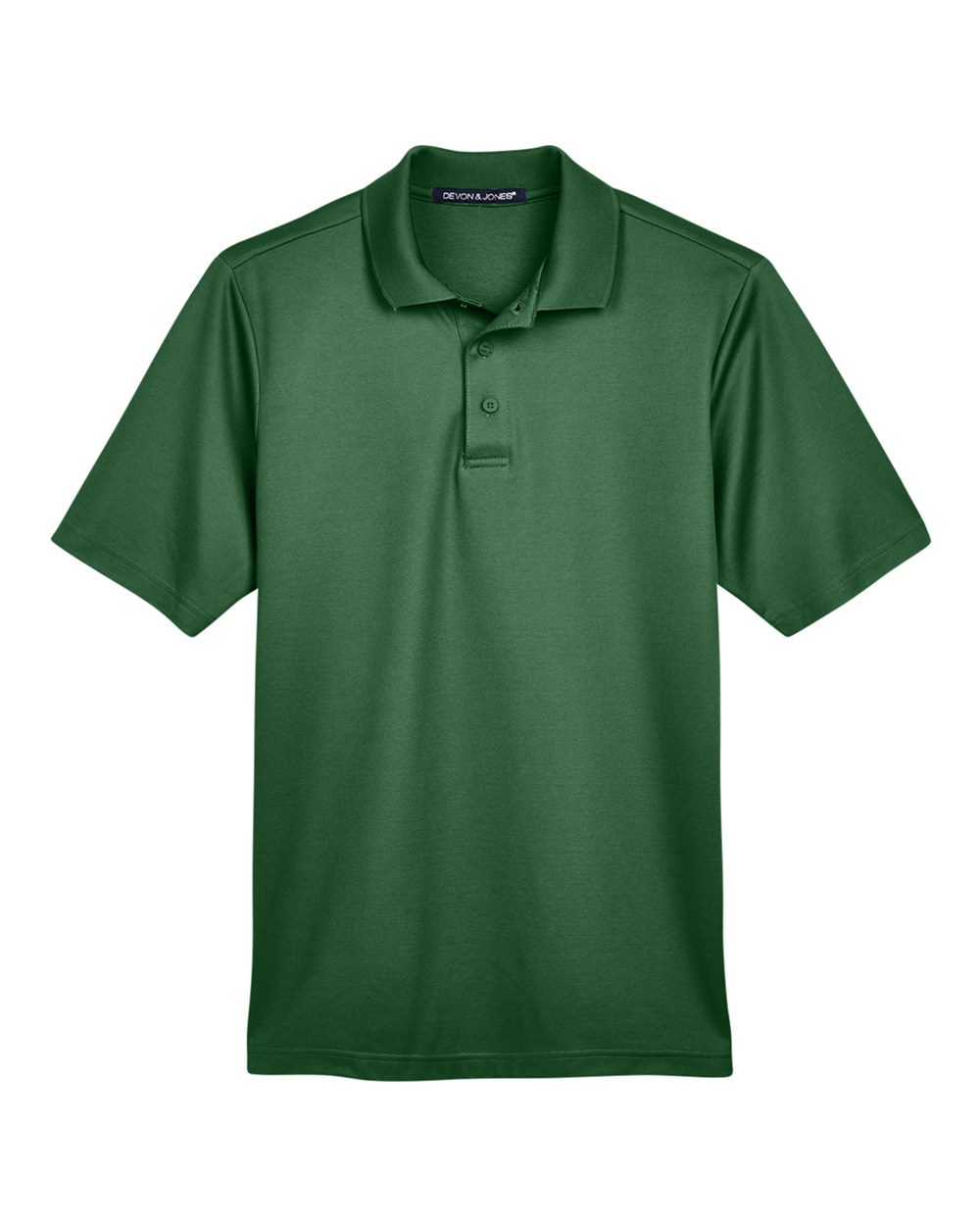 Devon & Jones Men's CrownLux Performance® Plaited Polo. DG20 - Forest