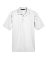 Devon & Jones Men's CrownLux Performance® Plaited Polo. DG20 - White