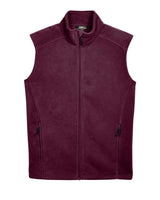 CORE365 Men's Journey Fleece Vest. 88191 - Burgundy