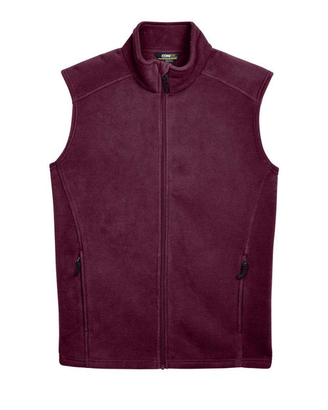 CORE365 Men's Journey Fleece Vest. 88191 - Burgundy