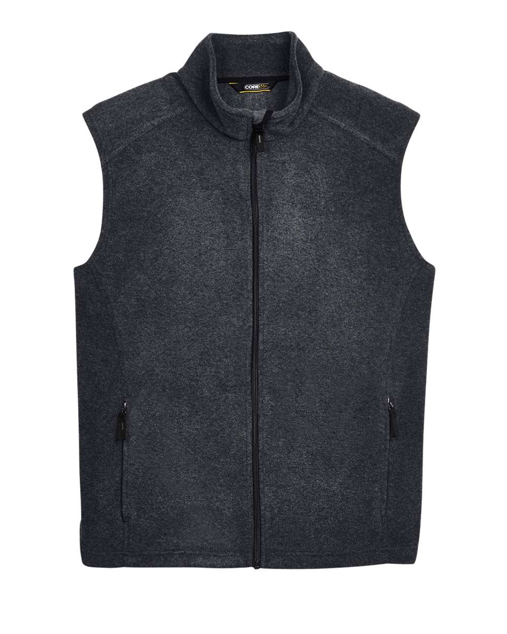 CORE365 Men's Journey Fleece Vest. 88191 - Heather Charcoal