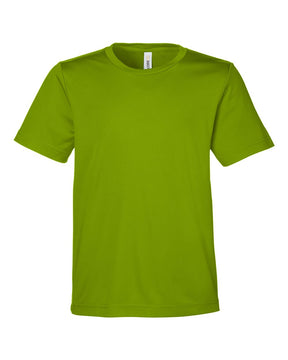 CORE365 Youth Capital Performance T-Shirt. CE10Y - Acid Green