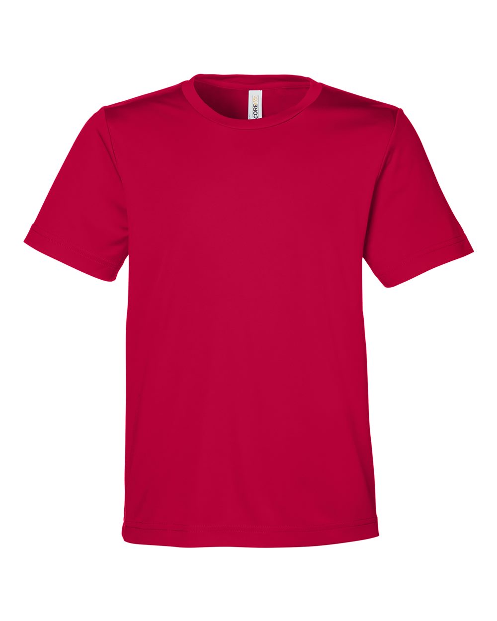 CORE365 Youth Capital Performance T-Shirt. CE10Y - Classic Red