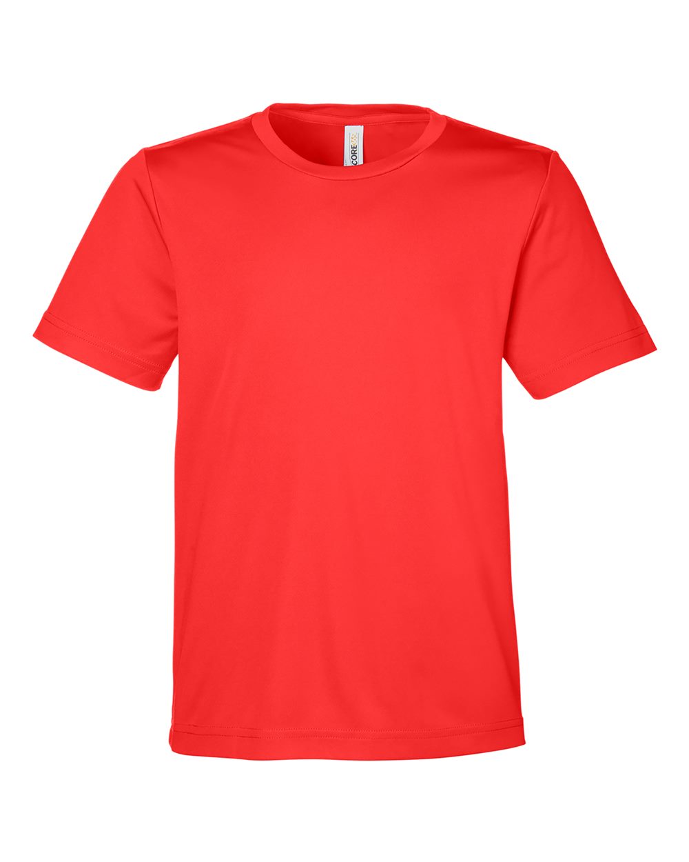 CORE365 Youth Capital Performance T-Shirt. CE10Y - Marina Red