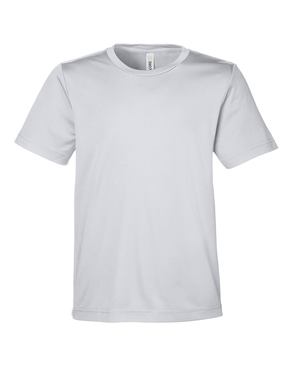 CORE365 Youth Capital Performance T-Shirt. CE10Y - Platinum