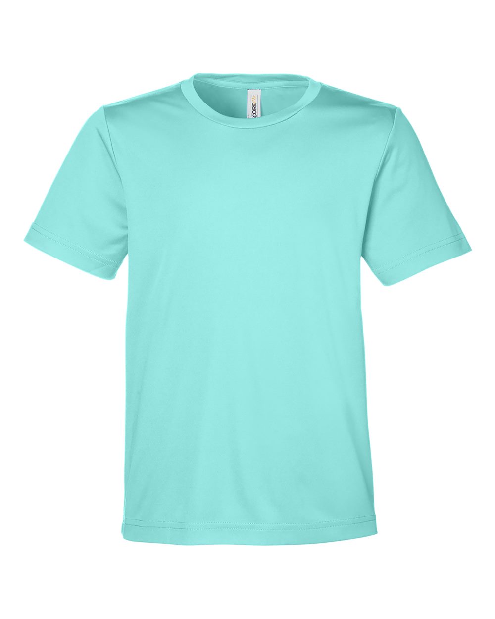 CORE365 Youth Capital Performance T-Shirt. CE10Y - Sea Glass