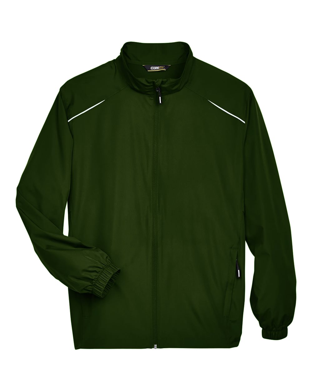 CORE365 Men's Techno Lite Motivate Unlined Lightweight Jacket. 88183 - Forest