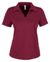 CORE365 Women's Market Snag Protect Mesh Polo. CE104W - Burgundy