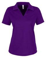 CORE365 Women's Market Snag Protect Mesh Polo. CE104W - Campus Purple