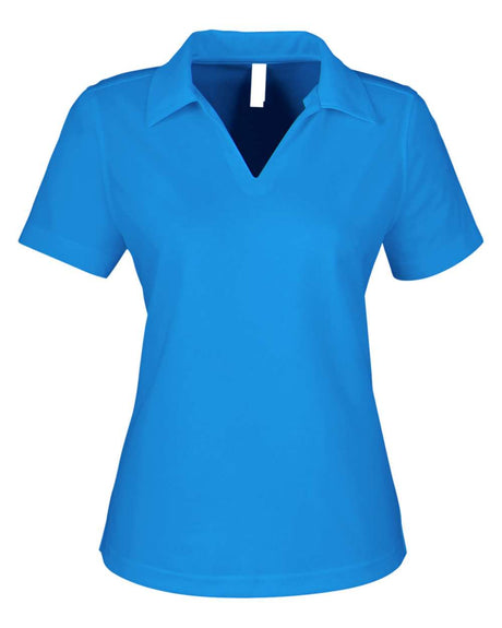 CORE365 Women's Market Snag Protect Mesh Polo. CE104W - Electric Blue