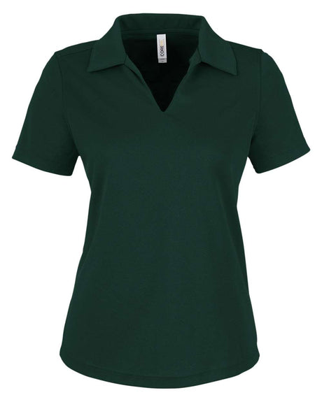 CORE365 Women's Market Snag Protect Mesh Polo. CE104W - Forest
