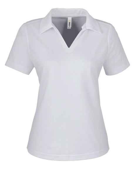 CORE365 Women's Market Snag Protect Mesh Polo. CE104W - Platinum
