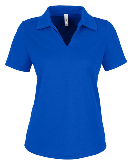 CORE365 Women's Market Snag Protect Mesh Polo. CE104W - True Royal
