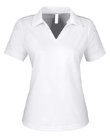 CORE365 Women's Market Snag Protect Mesh Polo. CE104W - White