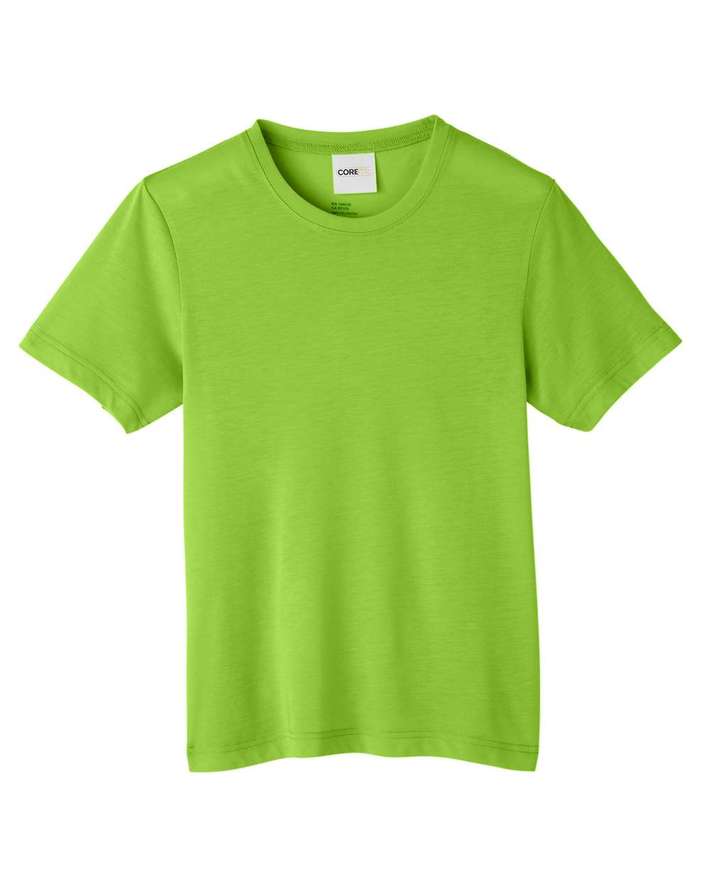 CORE365 Youth Fusion ChromaSoft™ Performance T-Shirt. CE111Y - Acid Green