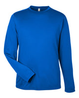 CORE365 Unisex Capital Long Sleeve Performance T-Shirt. CE10L - True Royal