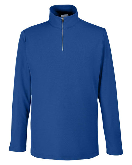 CORE365 Men's Fusion ChromaSoft™ Pique Quarter-Zip Pullover. CE405 - True Royal
