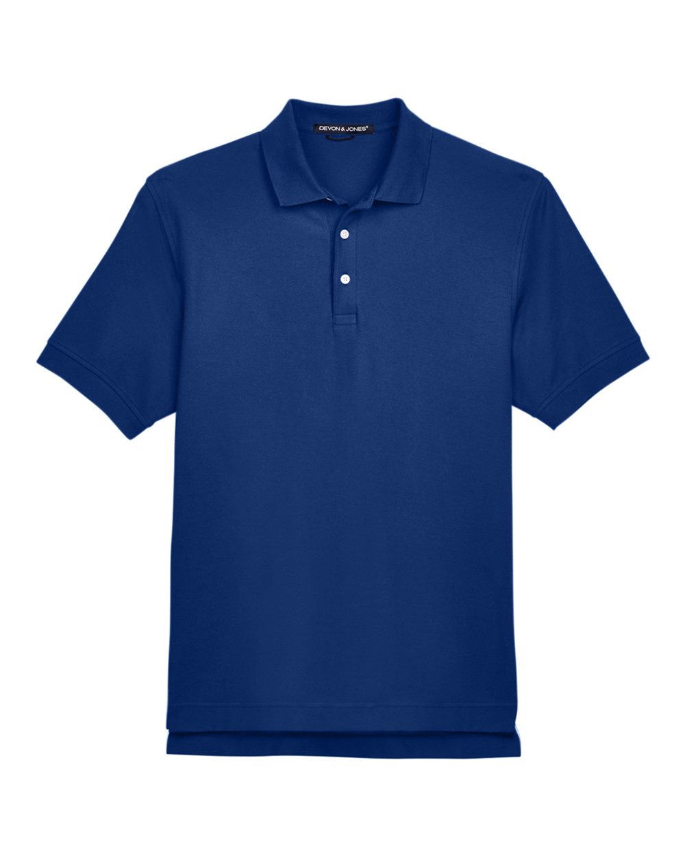 Devon & Jones Men's Pima Piqué Polo. D100 - True Royal
