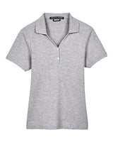 Devon & Jones Women's Pima Piqué Polo. D100W - Grey Heather