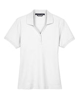 Devon & Jones Women's Pima Piqué Polo. D100W - White