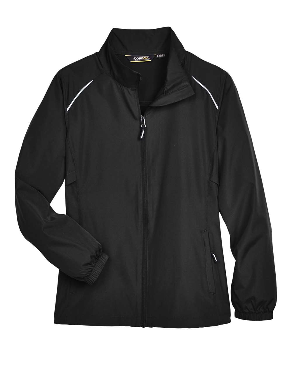 CORE365 Women's Techno Lite Motivate Unlined Lightweight Jacket. 78183 - Black