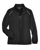 CORE365 Women's Techno Lite Motivate Unlined Lightweight Jacket. 78183 - Black