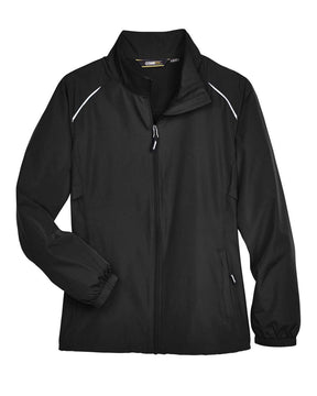 CORE365 Women's Techno Lite Motivate Unlined Lightweight Jacket. 78183 - Black