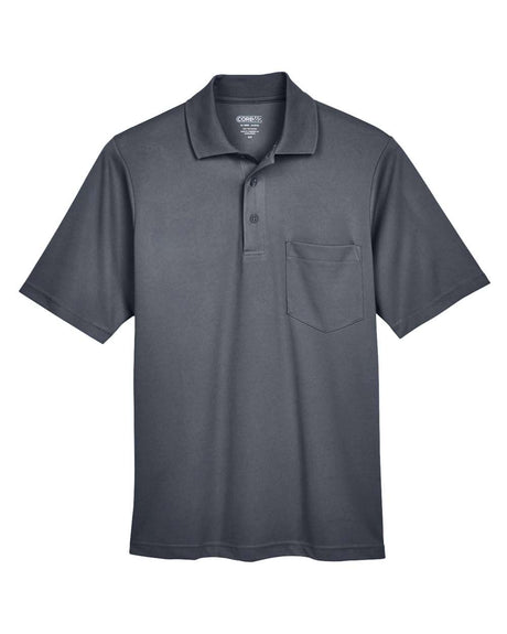 CORE365 Men's Origin Performance Piqué Polo with Pocket. 88181P - Carbon