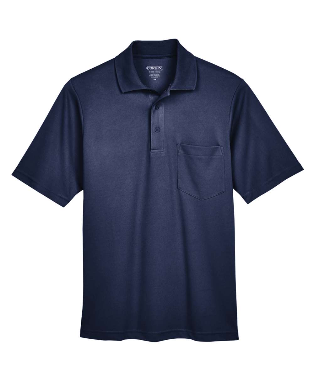 CORE365 Men's Origin Performance Piqué Polo with Pocket. 88181P - Classic Navy