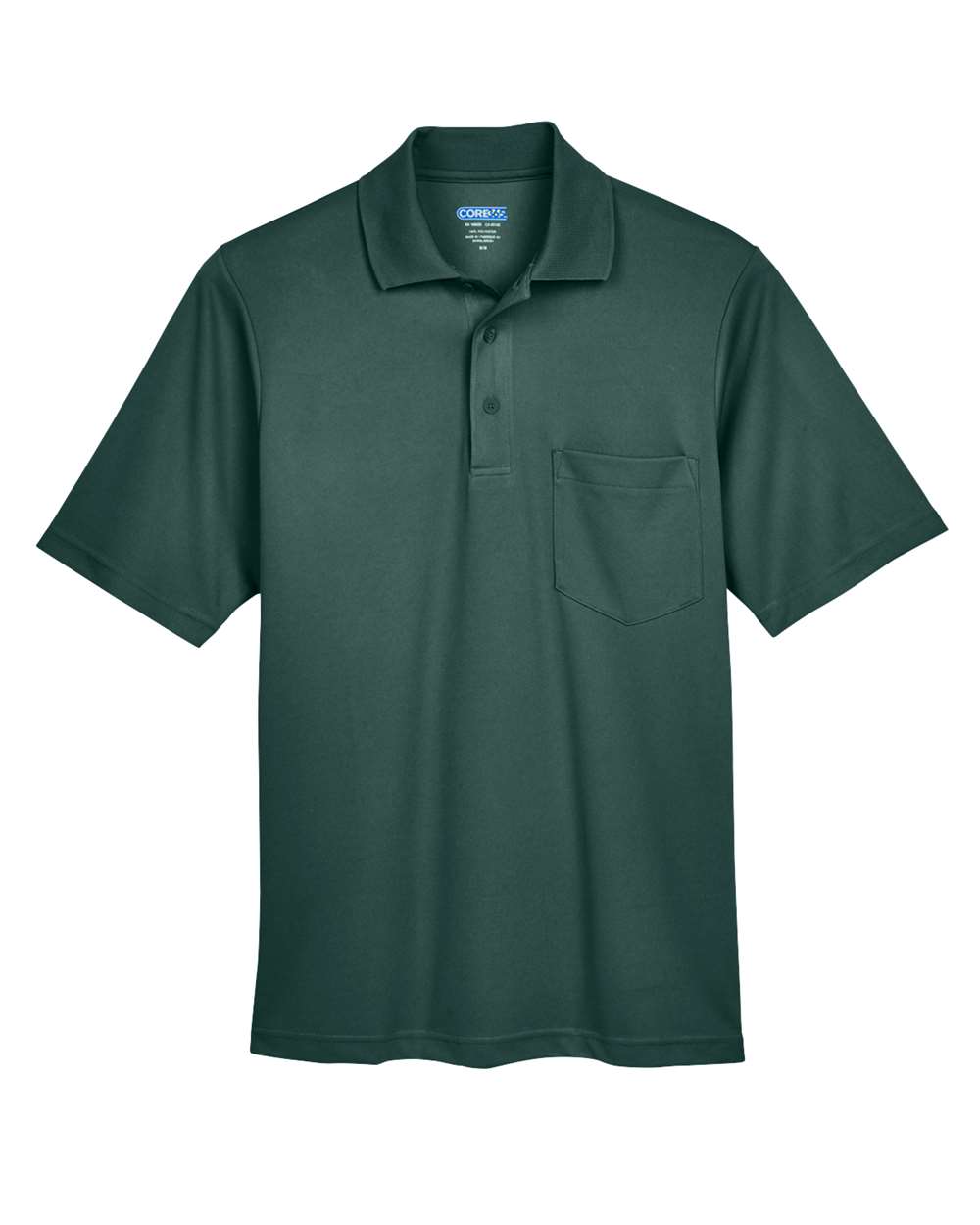 CORE365 Men's Origin Performance Piqué Polo with Pocket. 88181P - Forest