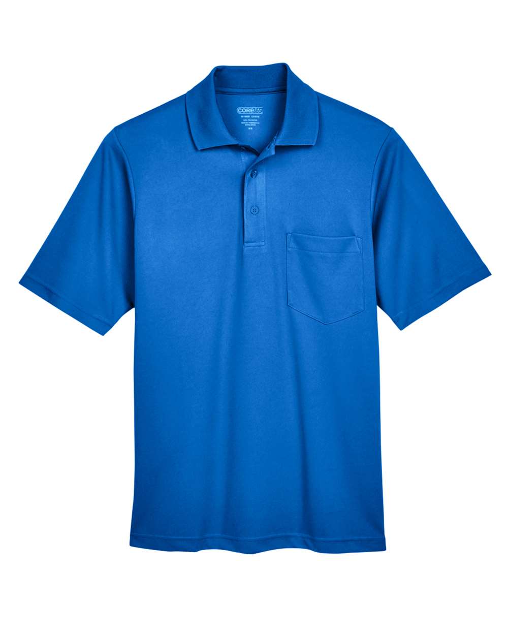 CORE365 Men's Origin Performance Piqué Polo with Pocket. 88181P - True Royal