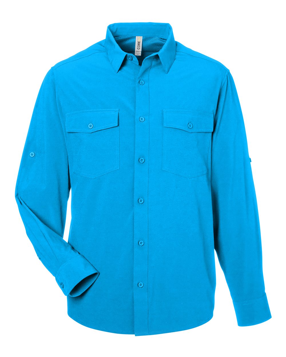 CORE365 Men's Ultra UVP® Marina Shirt. CE510L - Electric Blue