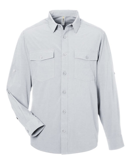 CORE365 Men's Ultra UVP® Marina Shirt. CE510L - Platinum